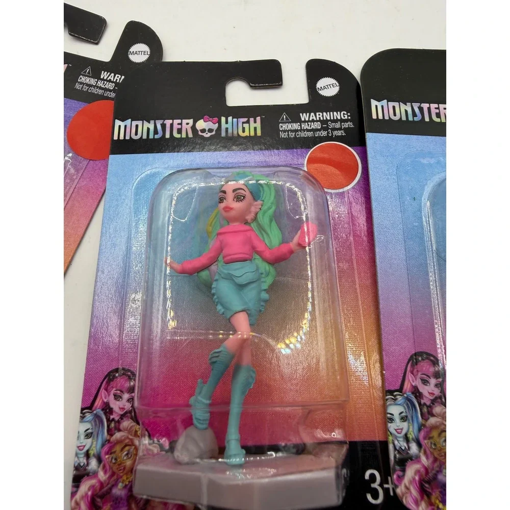 Monster High Mini Set‎ of 4 Clawdeen Draculaura Lagoona Frankie 2024 M8002A